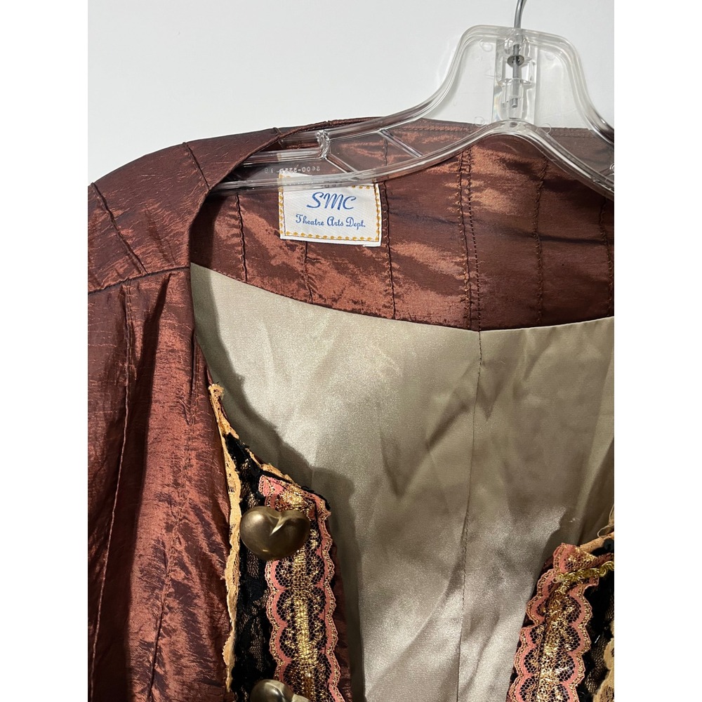SMC Costume Grade Theatre Arts Brocade Overcoat Victorian Renfest Edwardian XXL - Picture 9 of 13